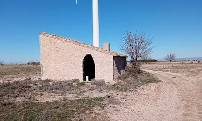 Vista del refugio Cabaña de Peñarroya