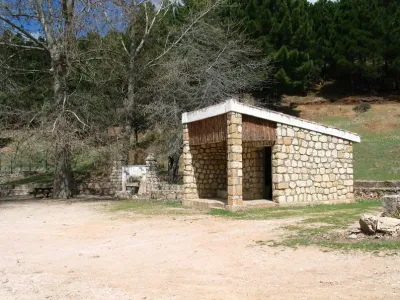Vista del refugio Casilla del Barrancazo