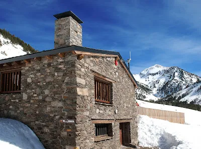 Vista del refugio Refugio Borda de Sorteny