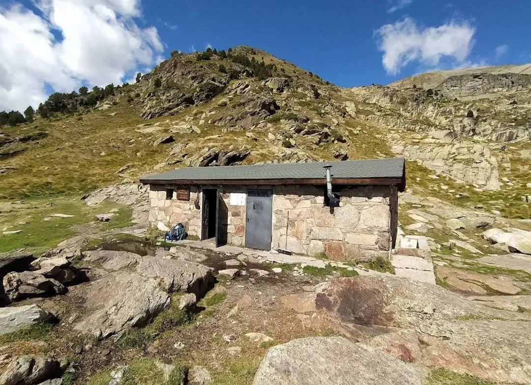 Vista panorámica de Refugio Cabaña de Cóms de Jan