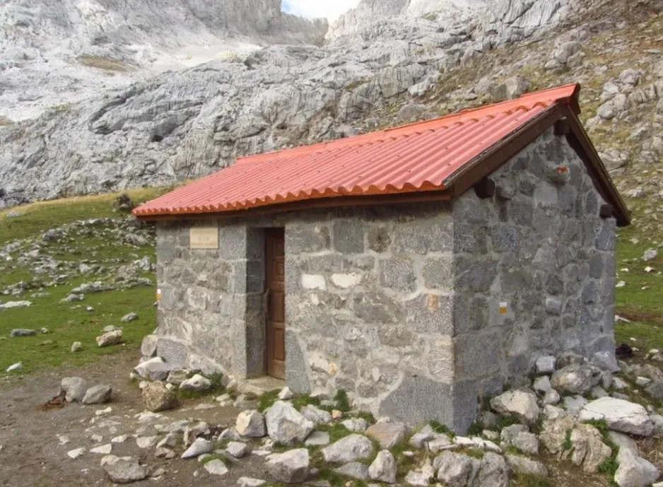 Vista panorámica de Refugio cabaña de Liordes