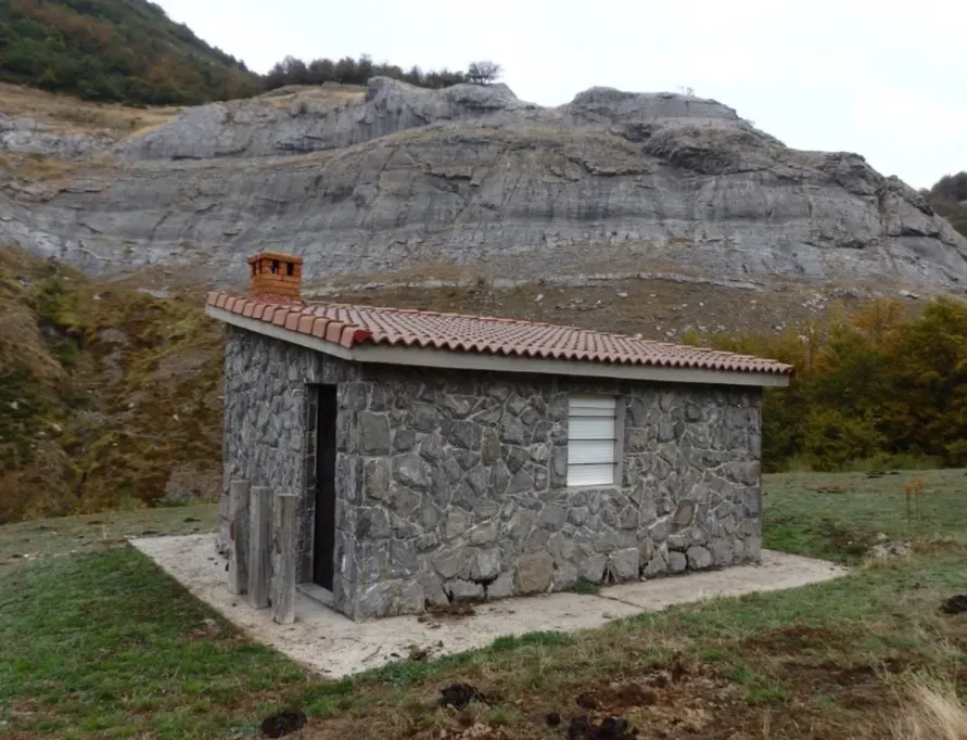 Vista panorámica de Refugio cabaña Majada de Montó