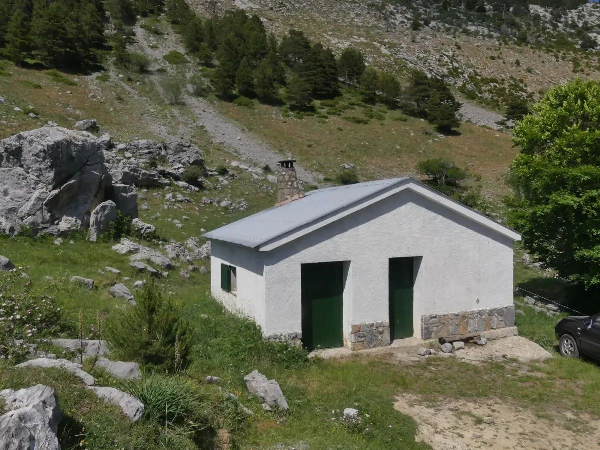 Vista panorámica de Refugio Cubilar de la Espata