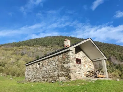 Vista del refugio Refugio de Brego