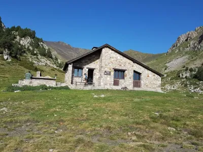 Vista del refugio Refugio de Claror