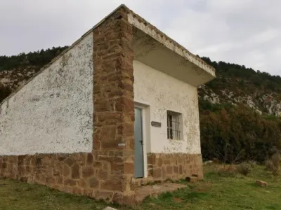 Vista del refugio Refugio de Fardollas