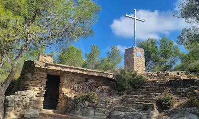 Vista del refugio Refugio de La Cruz del Sierro