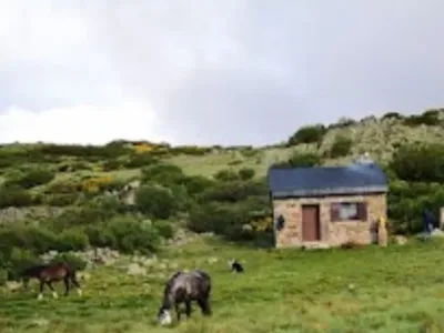 Vista del refugio Refugio de la sierra de Rábano