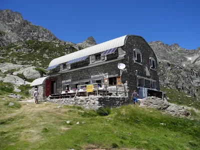 Vista del refugio Refugio de Larribet
