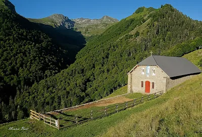 Vista del refugio Refugio de L'Etang d'Araing