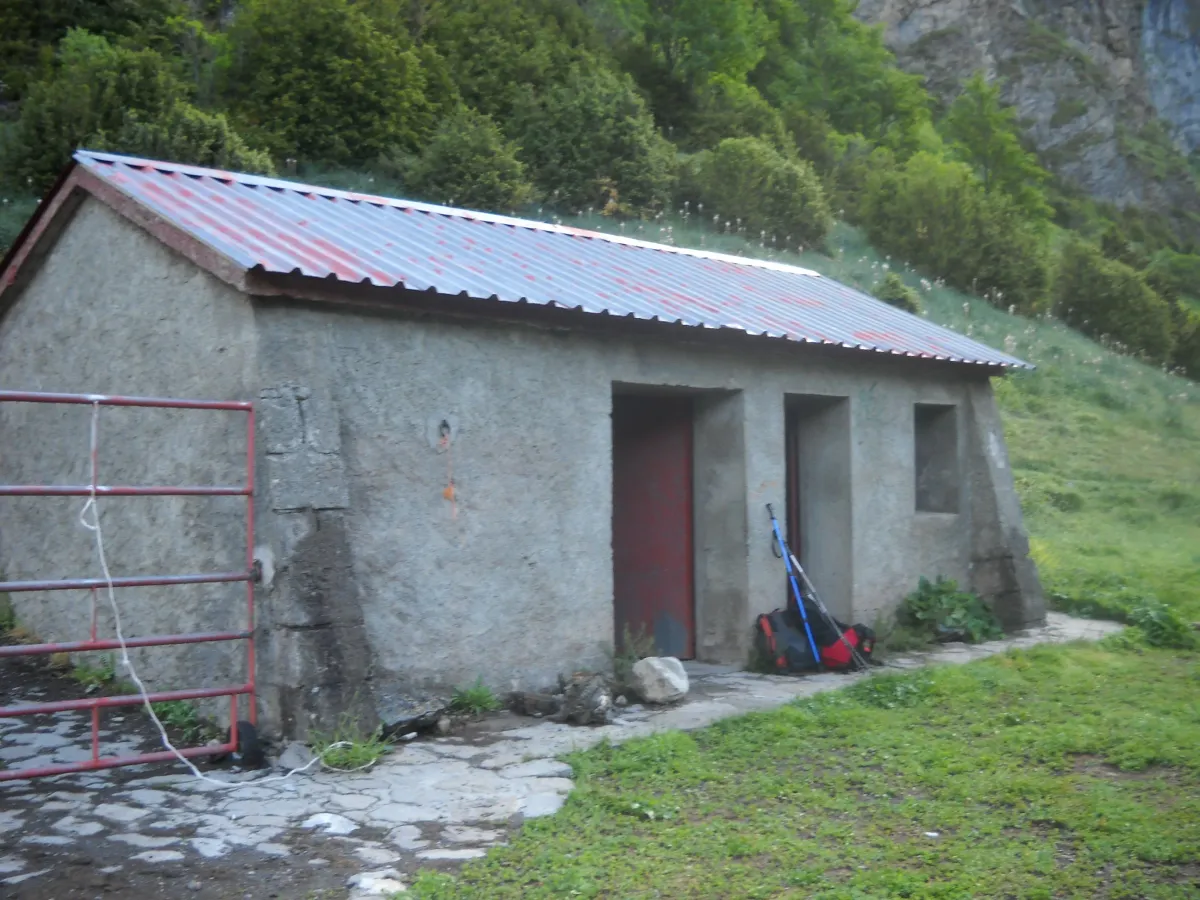 Vista panorámica de Refugio del Vado de Ordiso
