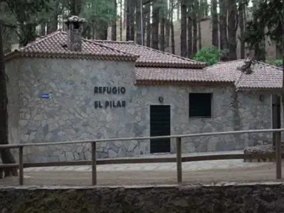 Vista del refugio Refugio el Pilar