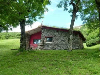 Vista del refugio Refugio Igartzako