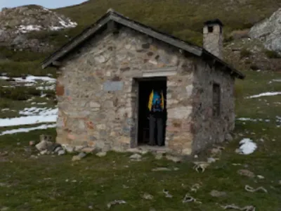 Vista del refugio Refugio la Braña