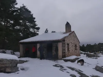 Vista del refugio Refugio La Portera