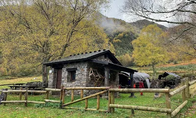 Vista del refugio Refugio La Veiga Bustieguas