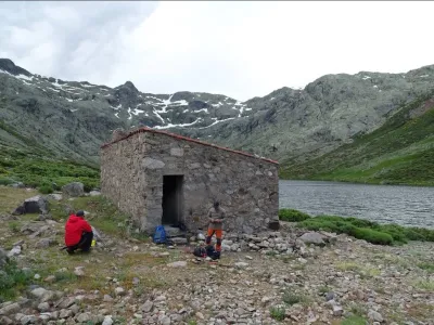 Vista del refugio Refugio Laguna del Barco