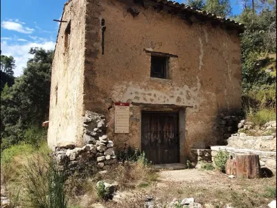 Vista del refugio Refugio Más Damia